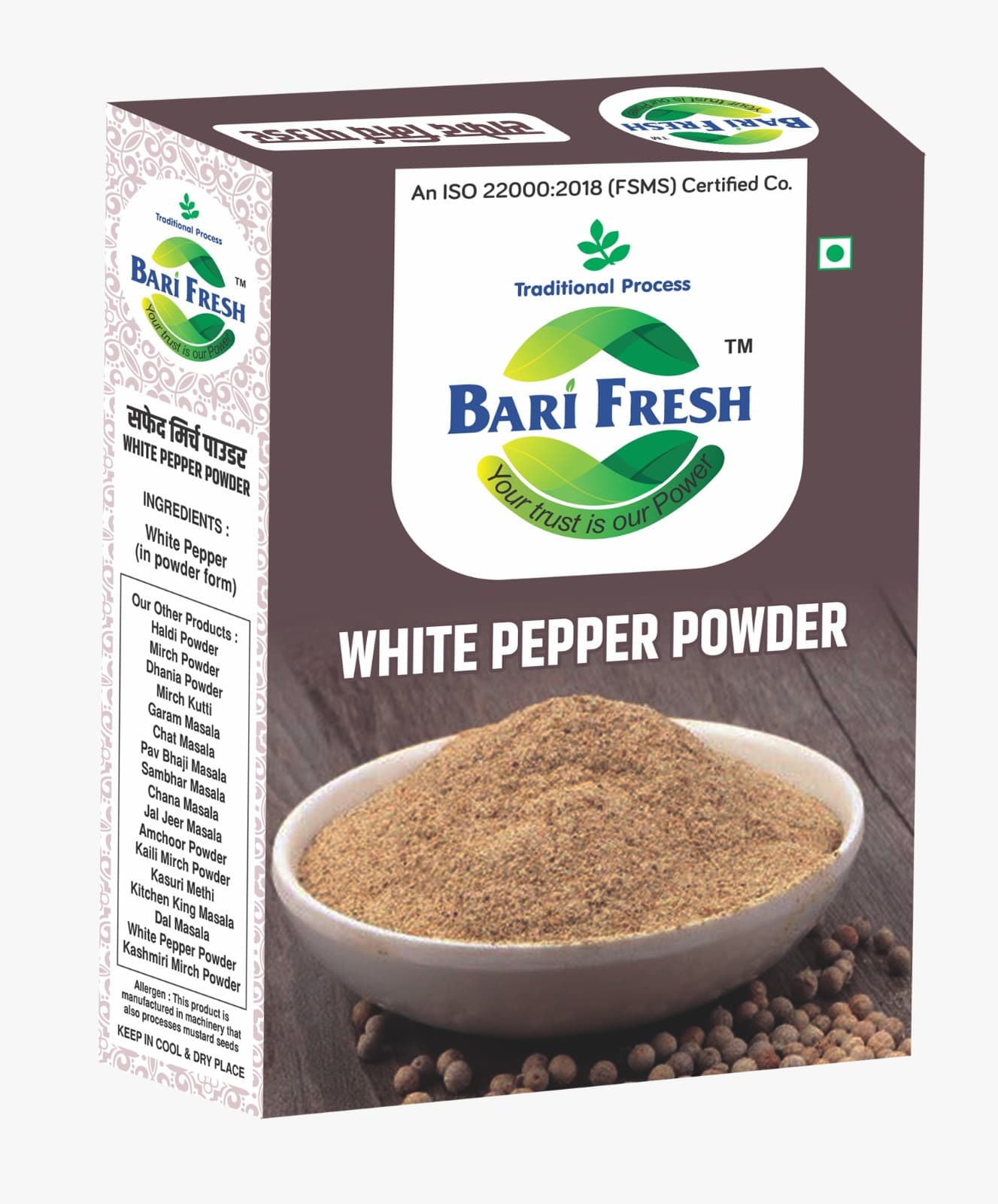 White Pepper Powder